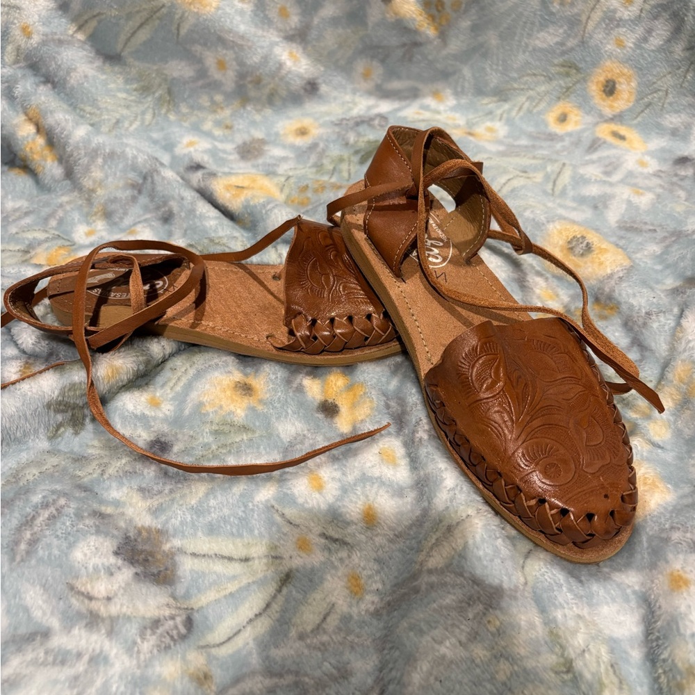 Brown Leather Women's Shoes